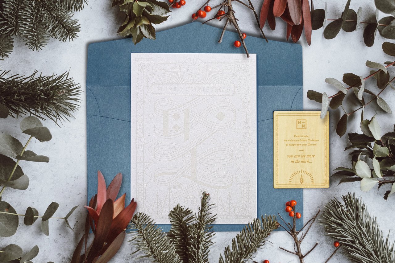 Never-Never Christmas Card 