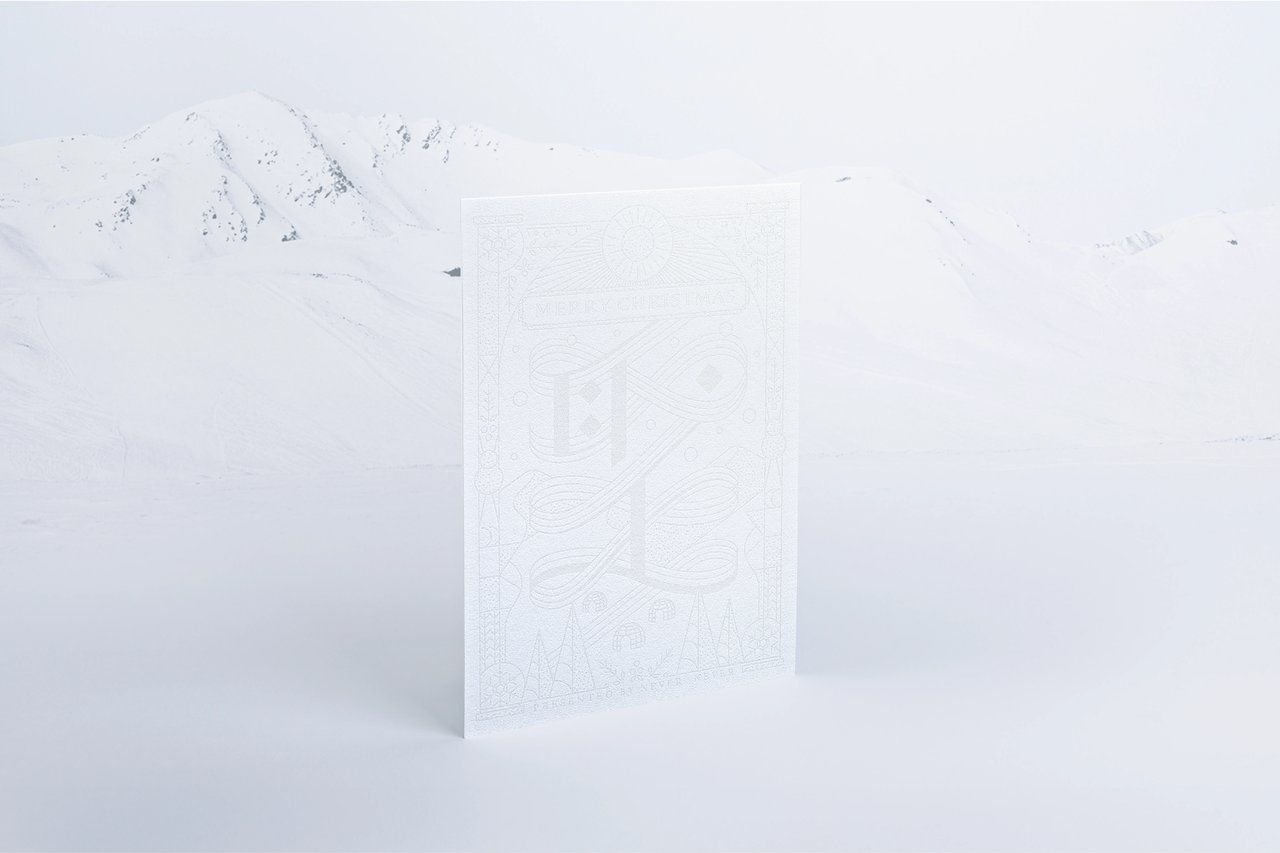 Never-Never Christmas Card 
