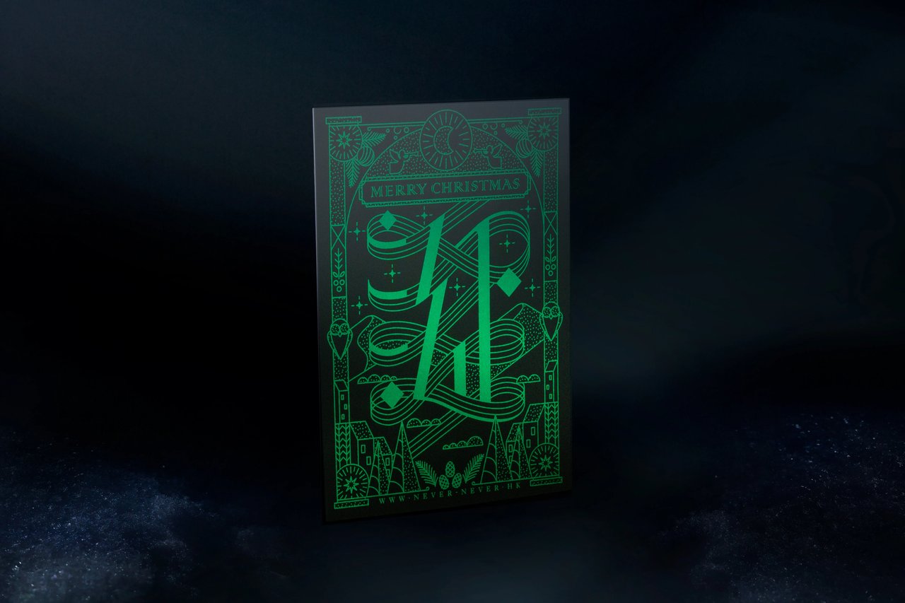 Never-Never Christmas Card 